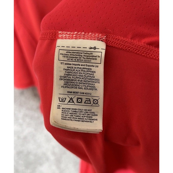 Adidas Techfit Climalite Fitted Short Sleeve Shirt Mens Size Large Stretch Neon‎ - Picture 5 of 11